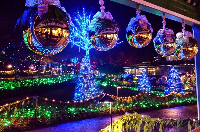1 hour City Tour & Butchart Gardens: Christmas - Entry included! - Booking, cancellation, and weather rules