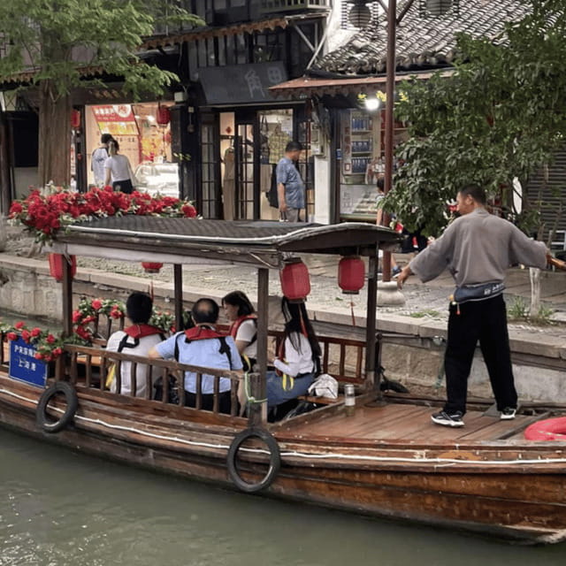 2 Day Private Shanghai Skyline to Watertown & Suzhou Garden - Zhujiajiao: canals, bridges, and an old-water-town feel