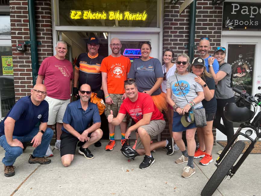 3.25-Hour Wilmington Airlie Gardens E-Bike Self-Guided Tour - Riding through downtown and onto the bikeway