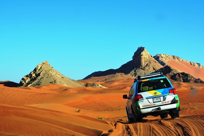 4x4 Hatta Safari to Fossil Rock & Honey Bee Garden visit with Breakfast - The ride from Dubai to Hatta