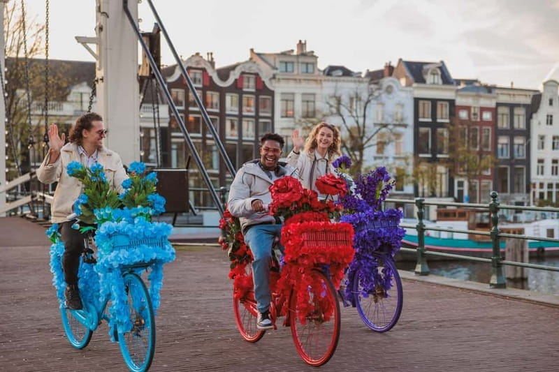 Amsterdam: City Centre, Guided Bike Tour on Flower Bikes - Jordaan and the Anne Frank House