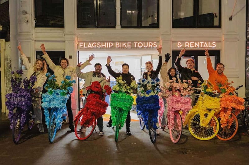 Amsterdam: City Centre, Guided Bike Tour on Flower Bikes - Rijksmuseum and Museum Square