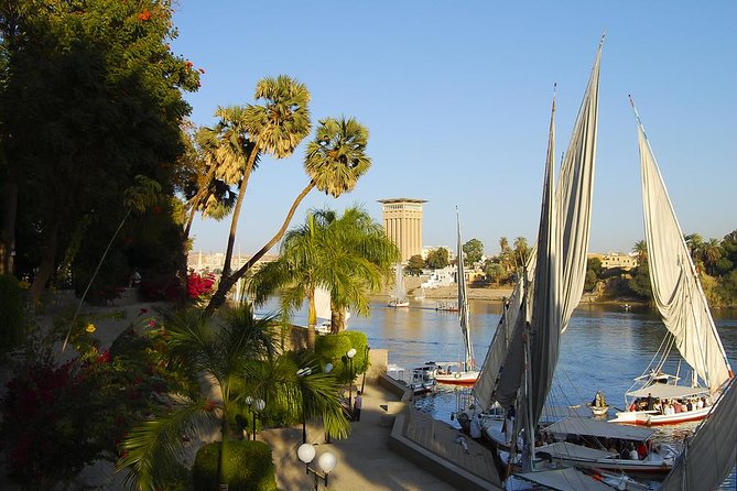 Aswan Botanical Garden & Private Felucca Tour - Sailing past the Agha Khan Mausoleum