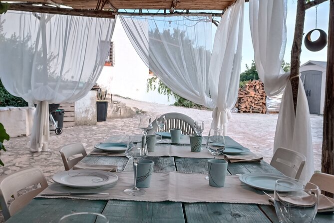 Authentic Apulian menu in the garden of an ancient trullo - Bombette bring the strongest local identity