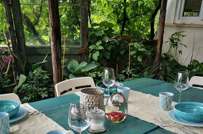 Authentic Apulian menu in the garden of an ancient trullo - Local wines make the meal feel complete