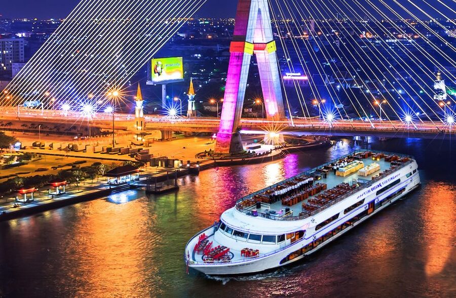Bangkok: 2-Hour Dinner & Shows on White Orchid River Cruise - A Bangkok Evening Built Around the River