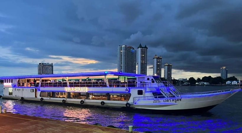 Bangkok: White Orchid Chao Phraya Cruise, Thai Buffet & Beer - Practical comfort on board