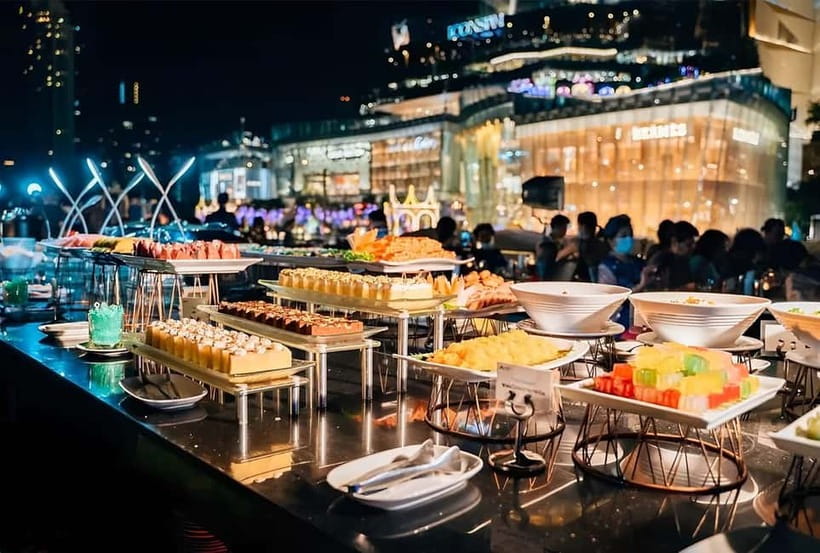 Bangkok: White Orchid Chao Phraya Dinner Cruise free Beer - The route from ICONSIAM to Rama VIII Bridge