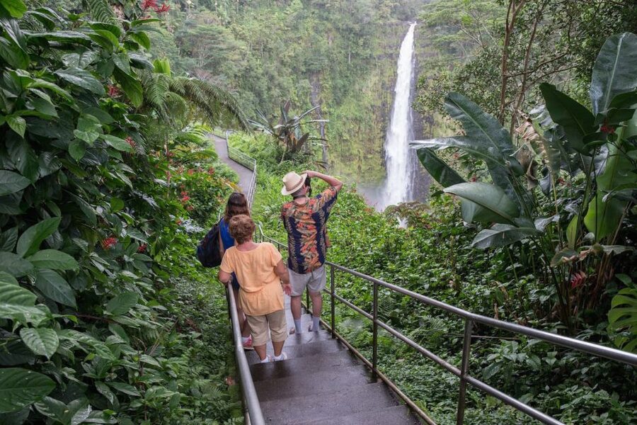 Big Island: Waterfall Tour with Swimming & Botanical Garden - Akaka Falls, a short rainforest walk