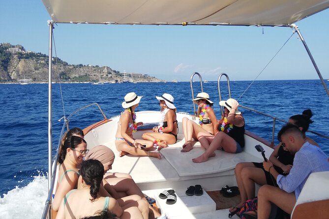 Boat tour Giardini Naxos Taormina Isola Bella Blue Grotto - Meeting at the Giardini Naxos pier