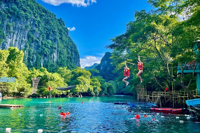 Botanic Garden - Paradise Cave - Zipline - Mudbath at Dark Cave - Phong Nha Botanical Garden and its forest waterfalls