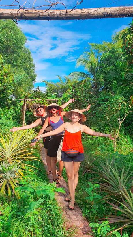 Can Tho: Authentic Mekong Delta – Real Local Life Tour. - Walking Through a Village and Fruit Garden