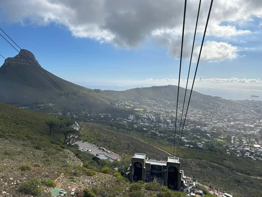 Cape Town: Half Day Table Mountain & Kirstenbosch Gardens - Reaching Table Mountain by cable car