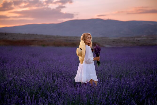 Cappadocia Sunset Lavender Farm Tour w/Wine - Lavender, fruit trees, and local life