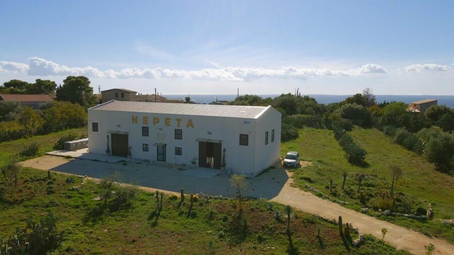 CASA NEPETA: Botanical Walk, Amari Production, and Tasting - Inside the factory with Loste’s mural