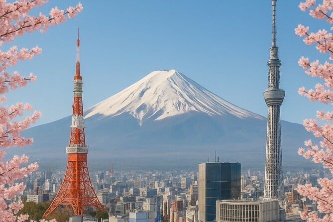 Cherry Blossom Mount Fuji Customizable Luxury vehicle Guided Tour - Kitaguchi Hongu Fuji Sengen Shrine under old trees