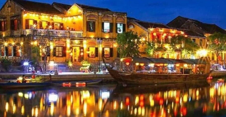 Coconut Jungle-HoiAn City Tour-Boat Ride-Drop Flower Lantern - Entering Hoi An Old Town around 2:30 pm