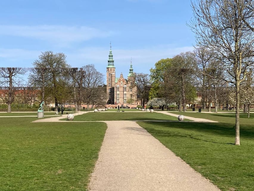 Copenhagen: King's Garden Outdoor Escape Room Game - The garden’s statues and the view toward Rosenborg