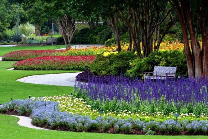 Dallas Arboretum and Botanical Gardens Tour - Walking beneath Crape Myrtle Allee