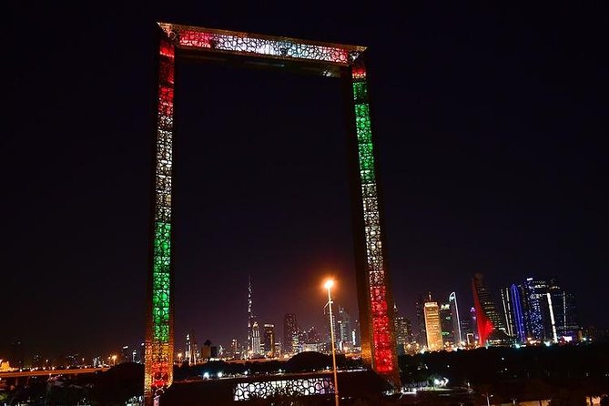 Dubai frame and Dubai Garden Glow tour with private transfers - Dubai Garden Glow: bright art and family-friendly fun