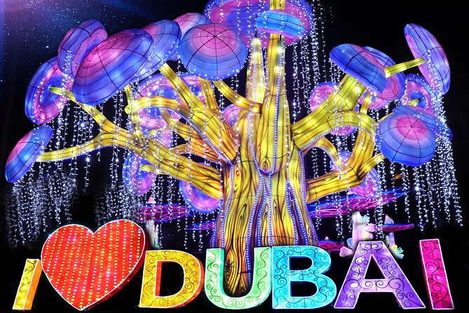 Dubai Garden Glow Tickets with Transport Options - Key points to know before you go