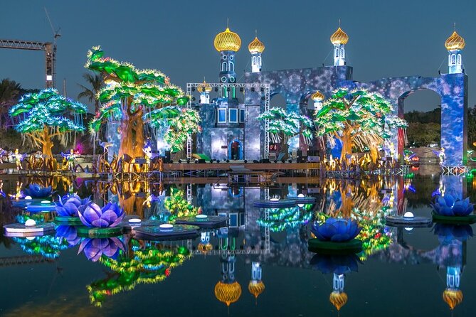 Dubai Garden Glow Tickets with Transport Options - Magic Park adds optical illusions