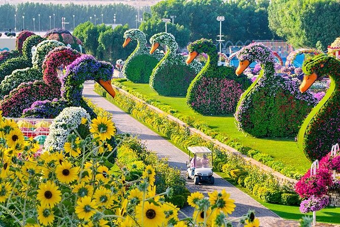 Dubai Miracle Garden Entry Tickets - Smurfs Village and the family-friendly route