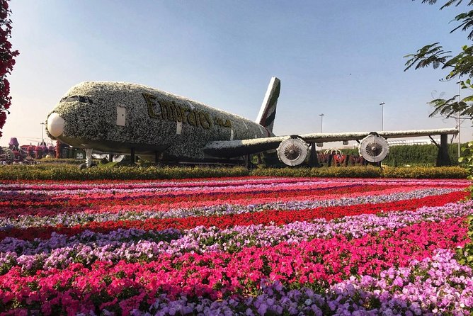 Dubai Miracle Garden Self-Guided Tour with Ticket with Transfer - What your four-hour visit looks like