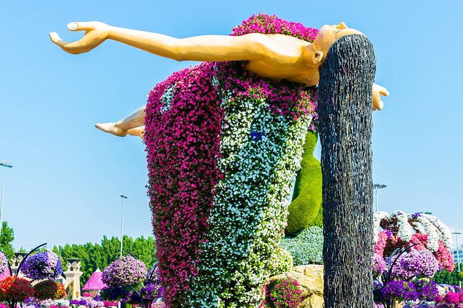 Dubai Miracle Garden Ticket with Dubai City Tour - Palm Jumeirah, Atlantis, and Dubai Mall