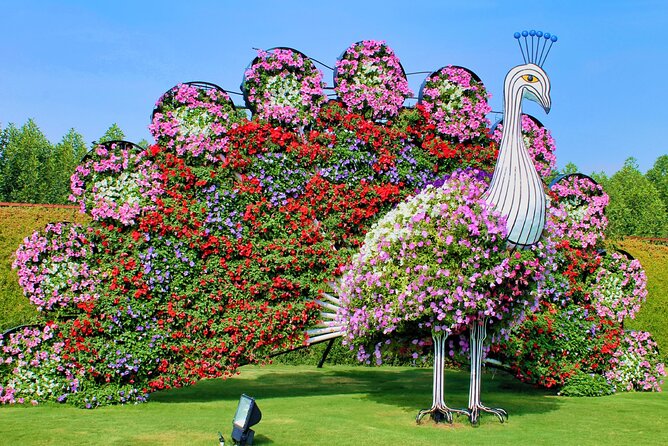 Dubai Miracle Garden Ticket with Transfer - Four Hours in Dubailand