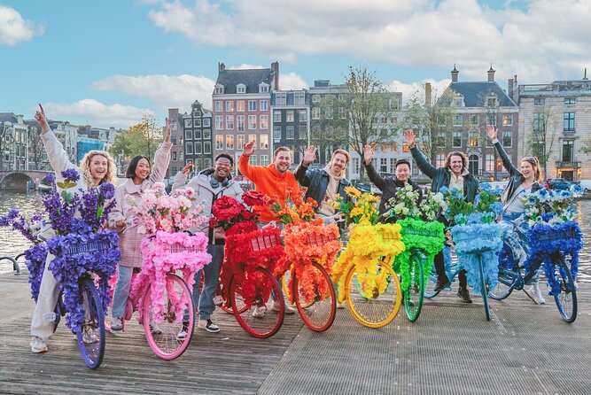 Explore Amsterdam canals on iconic Flower Bikes - Key points to know before you pedal away