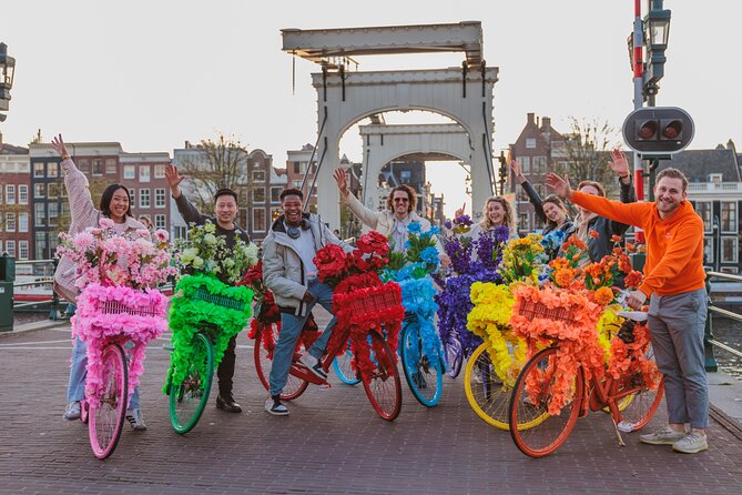Explore Amsterdam canals on iconic Flower Bikes - 9 Little Streets and Amsterdam’s older center