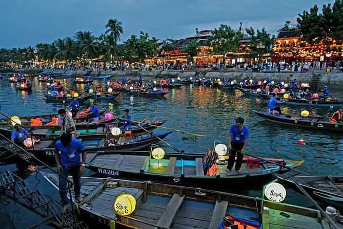 Floating Flower Lantern River Boat Ride at Night - Meeting at 140 Trần Phú and walking to the river