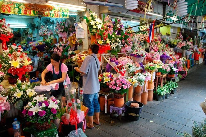 Floating Market - Train Market - Flower Market and China Town - A market day that reaches beyond central Bangkok