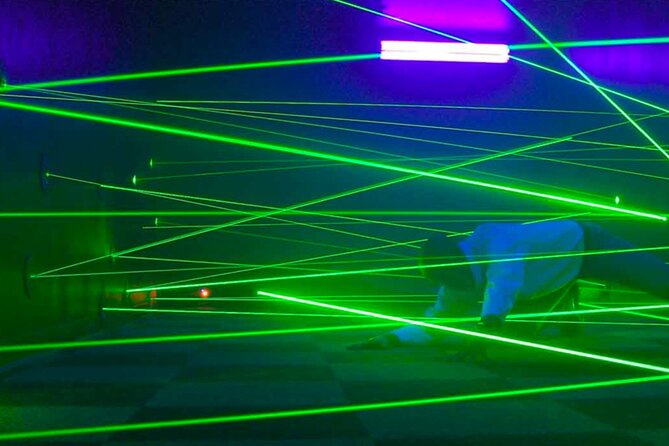 Flyer, 7D Ride & Laser Maze Combo at PIER 39 San Francisco - The Laser Maze is quick but changes the pace