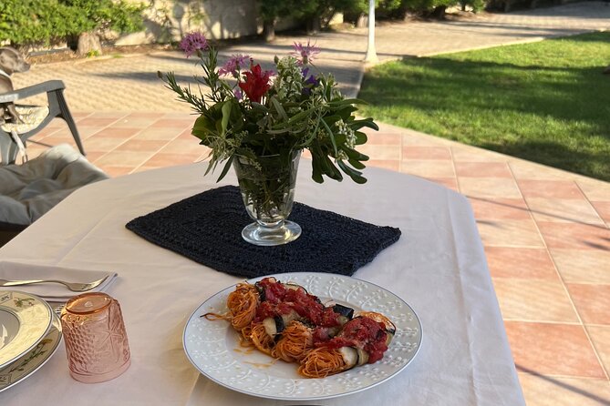 Fresh local pasta lesson in the garden - Teresa’s home in the Arenella seaside area