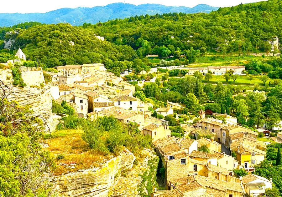 From Avignon: Lavender fields and villages in the Luberon - Sénanque Abbey and the first lavender photographs