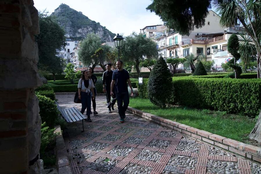 From Catania: Day Trip to Giardini Naxos and Taormina - Castelmola’s lanes, church, and Roman Arch views