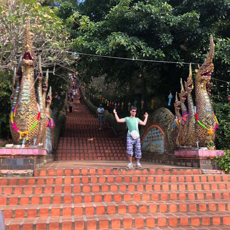 From Chiang Mai: Temples, Sticky Waterfall, and Orchid Farm - Wat Pha Lat, Chiang Mai’s quiet forest temple