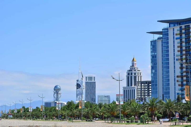 From Kutaisi: Batumi, Petra Fortress and Botanical garden - Batumi Boulevard and the modern seaside