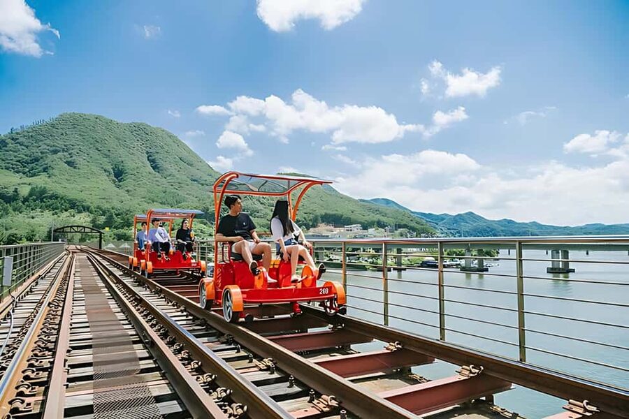 From Seoul: Nami Island, K-drama Garden & Rail Bike Day Tour - Timing, pickup, and the return to Seoul