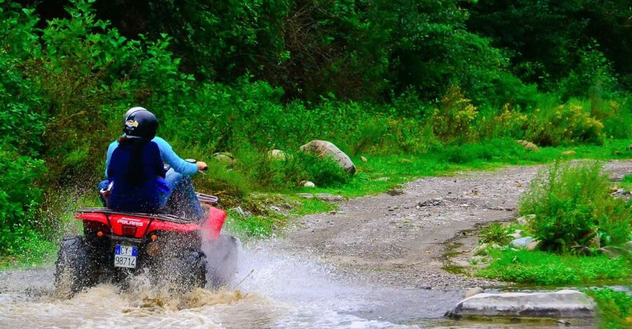 From Taormina: Off-Road ATV Tour Alcantara & Mount Etna - Through Castiglione di Sicilia and the wine country