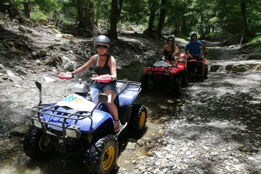 From Taormina: Off-Road ATV Tour Alcantara & Mount Etna - Starting at the Alcantara Gorges
