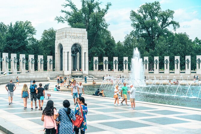 Full Day DC: City Bus Tour, Seasonal Boat Cruise, Entry Tickets - World War II, Marine Corps, and Air Force views