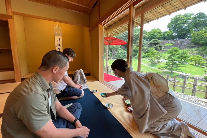 Full-Day Tour from Kanazawa: Samurai, Matcha, Gardens and Geisha - Oyama Shrine and the approach to Kanazawa Castle