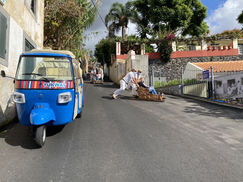 Funchal: Monte Tropical Garden & Toboggan Ride by Tuk Tuk - Monte Church and the mountain road