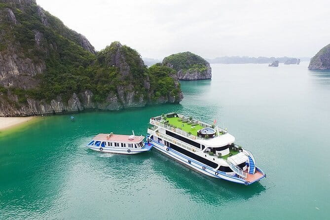 Garden Bay Cruises - Traditional Wooden Boat to Bai Tu Long Bay - Cap La Island: kayaking, swimming, and beach time