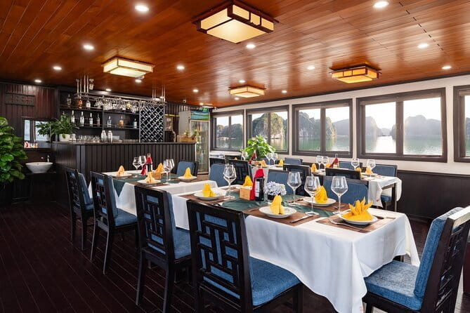 Garden Bay Cruises - Traditional Wooden Boat to Bai Tu Long Bay - Sunset, cooking class, and dinner onboard