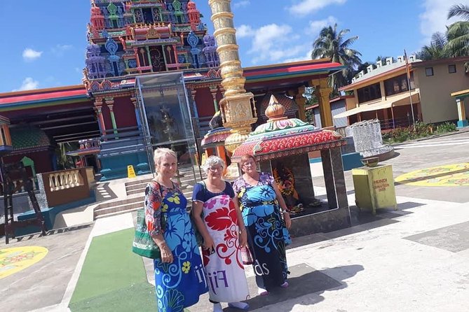 Garden Of Sleeping Giant ,Mudpool &Temple Tour From Coral Coast - Nadi Produce Market, a short look at daily shopping