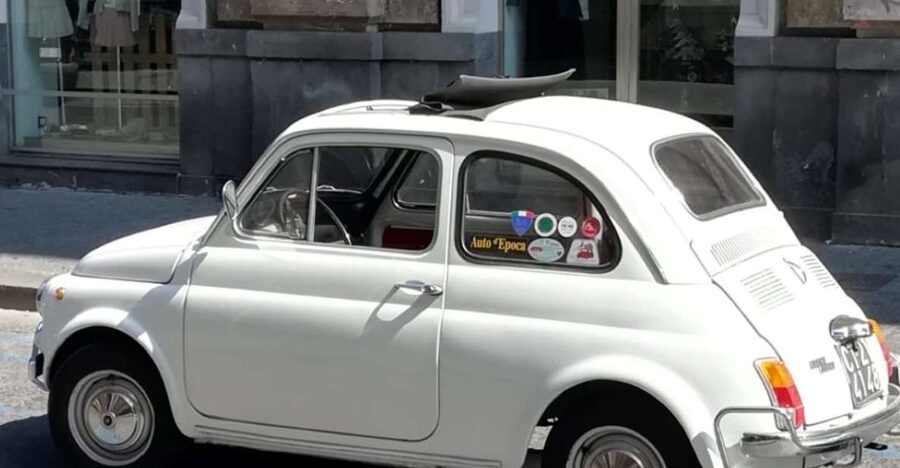 Giardini Naxos or Taormina: Godfather Tour in a Vintage Car - The vintage car ride sets the mood